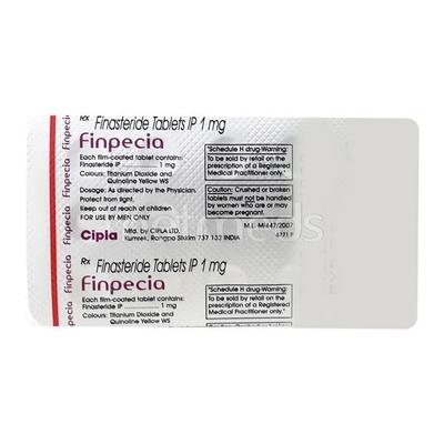 Finpecia 1mg Tablet 15'S - Bladder And Prostate Disorders-Dru