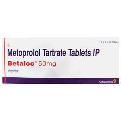 Betaloc 50mg Tablet 30'S - Hypertension-Bet