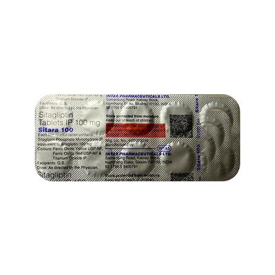 SITARA 100 Tablet 10's - Diabetes-Ant