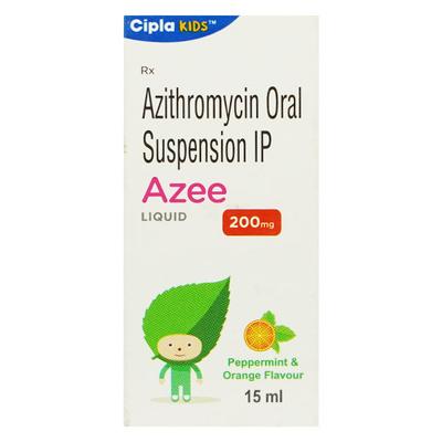 Azee 200mg Peppermint Flavour Dry Syrup 15ml - Bacterial Infections-Mac