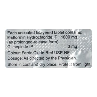 Geminor M3 Forte Tablet 15'S - Diabetes-Ant