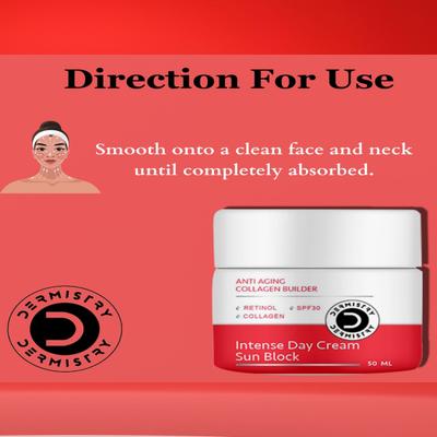 Dermistry Anti Aging Retinol Collagen SPF 30 Intense Day Cream 50 ml + Anti Aging Repair Protect Intense Nourishing Night Cream 50 ml - Creams/Oils/Lotions