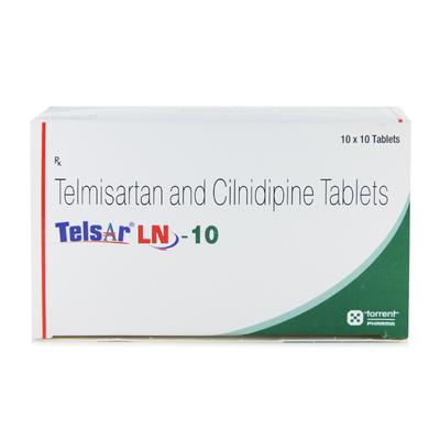 Telsar LN 10/40mg Tablet 10'S - Hypertension-Ang
