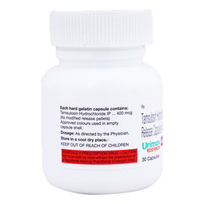 Urimax Eco Pack 0.4mg Capsule 30'S - Bladder And Prostate Disorders-Dru