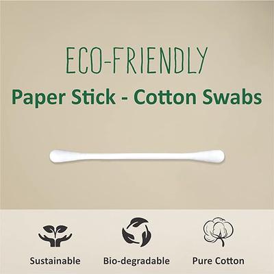 Tulips Paper Stick Cotton Buds - Jar 300's - Cotton Buds & Balls