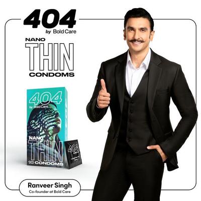 Bold Care 404 by Bold Care Nano Thin Condoms (Pack of 3 x 10) - Plain/Flavoured Condoms