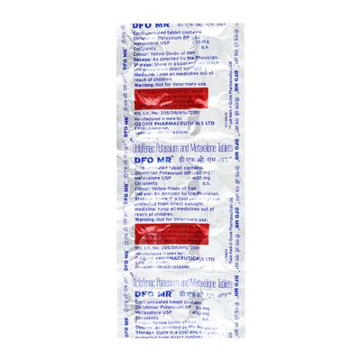 DFO MR Tablet 10's - Muscle Cramps/Spasticity-Mus