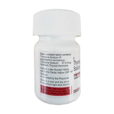 THYROX 37.5 Tablet 120's - Hypothyroidism