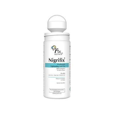 Fixderma Nigrifix Underarm Roll On With 6% AHA, Lactic Acid & 1% Mandelic for Men & Women (60 ml) - Deodorants/Roll-Ons