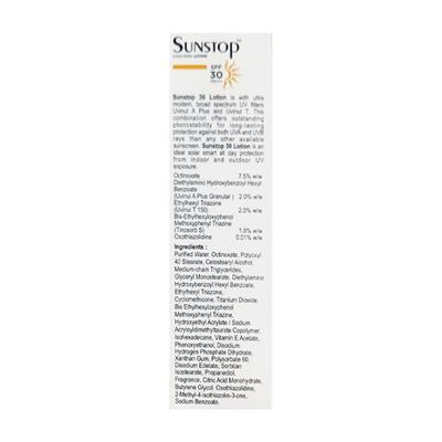 SUNSTOP SPF 30 PA+++ UVA/UVB SUNSCREEN Lotion 60g - Sun Protectors-Emo