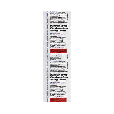 Dycerin A Tablet 10'S - Arthritis-Oth