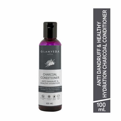 Glamveda Anti Dandruff and Healthy Hydration Charcoal Conditioner 100 ml - Conditioners
