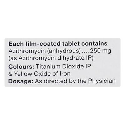 Azicip 250mg Tablet 6'S - Bacterial Infections-Mac