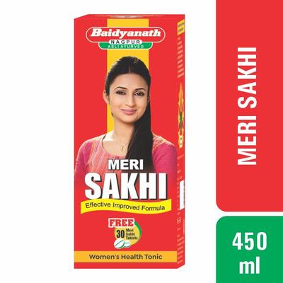 Baidyanath Meri Sakhi Syrup 450 ml + Meri Sakhi 30’s Tabs Free - Speciality Medicines