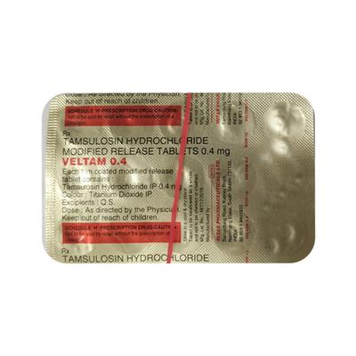Veltam 0.4mg Tablet 15'S - Bladder And Prostate Disorders-Dru
