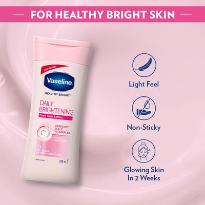 Vaseline Healthy Bright Daily Brightening Body Lotion 200 ml - Lotions & Creams
