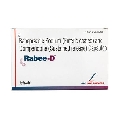 Rabee D Capsule 10'S - Ulcer/Reflux/Flatulence-Aaa