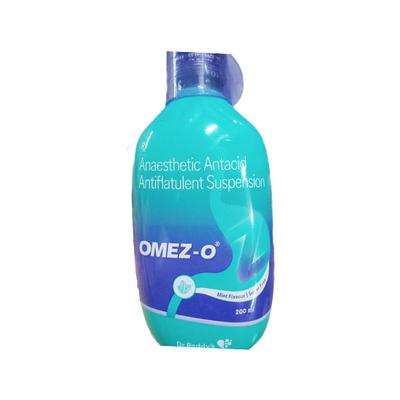 OMEZ O SUGAR FREE MINT FLAVOUR Suspension 200ml - Ulcer/Reflux/Flatulence-Aaa
