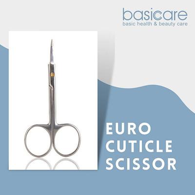 Basicare Euro Cuticle Scissor 1's - Manicure & Pedicure Kits