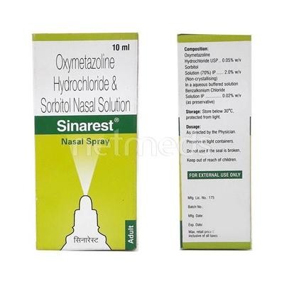 Sinarest Nasal Spray 10ml - Nasal Congestion-Nas