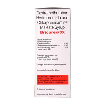 BRICAREX DX Syrup 100ml - Cough And Cold-Cou