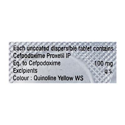 POXESTAL 100 DT Tablet 10's - Bacterial Infections-Cep