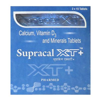 Supracal Xt+ Tablet 15'S - Supplements-Cal