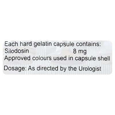 SILOTRIF 8mg Capsule 10's - Bladder And Prostate Disorders-Dru