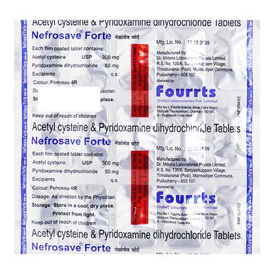Nefrosave Forte Tablet 15'S - Kidney Disease/Stones-Oth