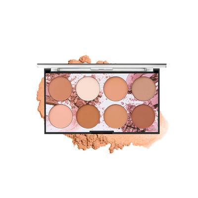Miss Rose Professional 8 Color Face Highlighting & Contour Palette 7003 - 050N 01 20 gm - Face Palettes