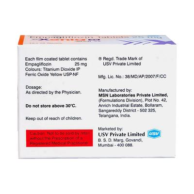 XENIA 25 Tablet 10's - Diabetes-Ant