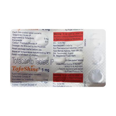 TOFASHINE 5mg Tablet 15's - Rheumatoid Arthritis-Dis