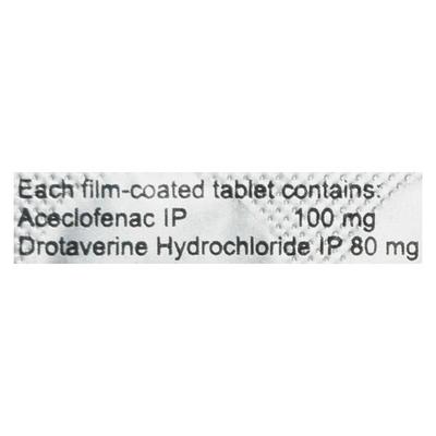 Zerodol Spas Tablet 10'S - Muscle Spasm-Ant