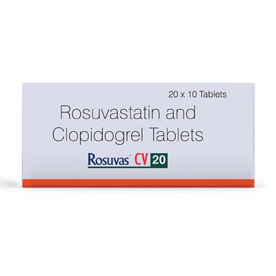 ROSUVAS CV 20 Tablet 10's - High Cholesterol-Dys