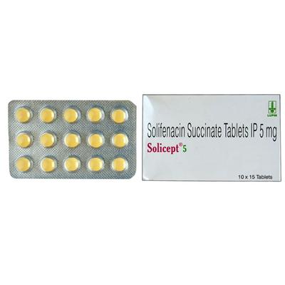 Solicept 5mg Tablet 15'S - Bladder And Prostate Disorders-Dru