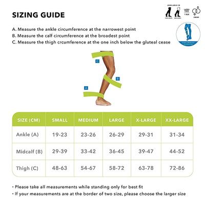 Sorgen Classique Medical Compression Stockings Class 2 Thigh Length - XLarge 1's - Knee/Ankle/Leg/Foot Supports