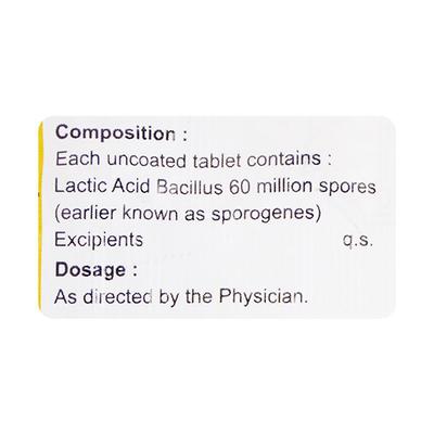 LACTOPEN 60m Tablet 10's - Diarrhoea-Ant