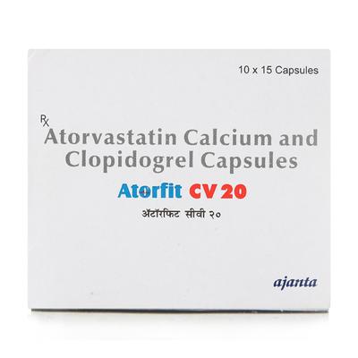 ATORFIT CV 20mg Capsule 15's - High Cholesterol-Dys
