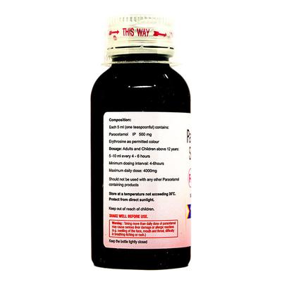 FEPANIL 500 BANANA FLAVOUR Suspension 60ml - Fever-Non