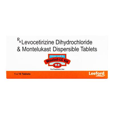 MINOLAST LC KID Tablet 10's - Allergies-Ant