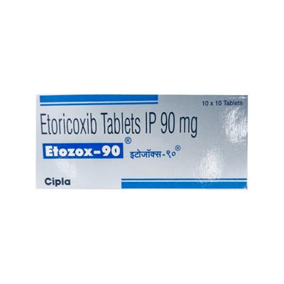 Etozox 90mg Tablet 10'S - Pain relief-Nsa
