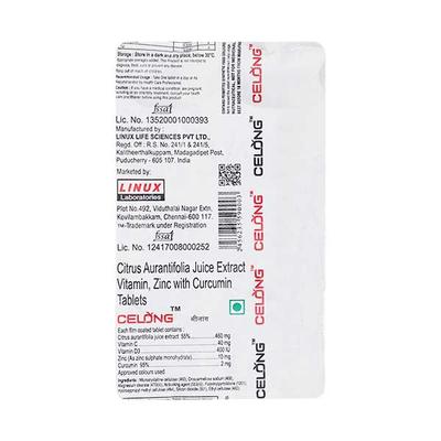 CELONG Tablet 10's - Supplements-Vic