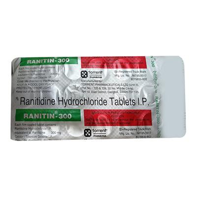RANITIN 300 Tablet 20's - Ulcer/Reflux/Flatulence-Aaa