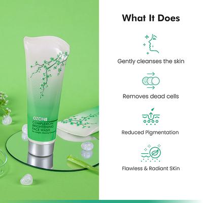 Ozone Complexion Brightening Face Wash 100 gm - Face Washes