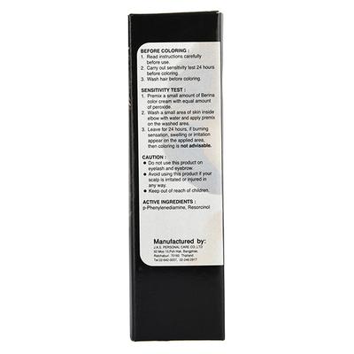 Berina A1 Black Hair Color Cream 60 gm - Crème