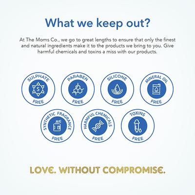 The Mom's Co. Natural Hair Oil with Argan, Marula and Organic Amla Oils 100ml - Creams, Lotions & Oils