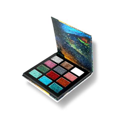 Europe Girl 12 In 1 Glitter Palette -Mercury 30 gm - Eye Shadow Palettes