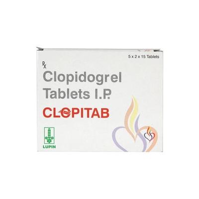 Clopitab 75mg Tablet 15'S - Blood Clot-Ant