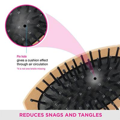 Vega Wooden Cushion Brush (E2 - Bb) - Hair Brushes