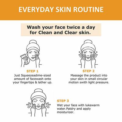 Oxyglow Herbals Anti - Acne Oil Control Face Wash, Restores Ph Balance, Deeply Cleanses and Removes Bacteria 100 ml - Face Wash & Cleansers